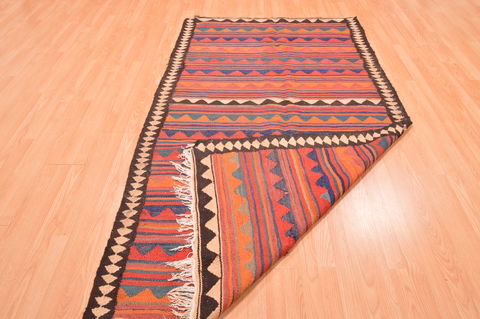 Kilim Beige Hand Knotted 47 X 84 Area Rug 100-76507 Image 1