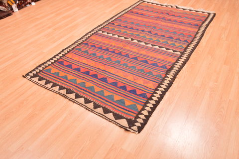 Kilim Beige Hand Knotted 47 X 84 Area Rug 100-76507 Image 3