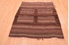 Kilim Brown Hand Knotted 42 X 50 Area Rug 100-76508 Thumb 2