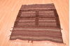 Kilim Brown Hand Knotted 42 X 50  Area Rug 100-76508 Thumb 4