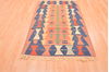 Kilim Red Hand Knotted 38 X 510 Area Rug 100-76509 Thumb 3