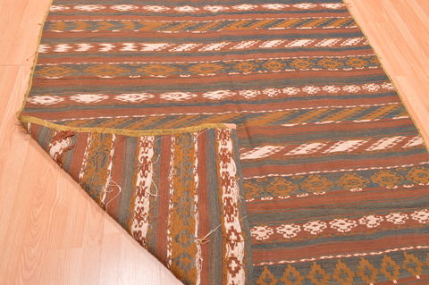 Kilim Green Flat Woven 57 X 111 Area Rug 100-76511 Image 5