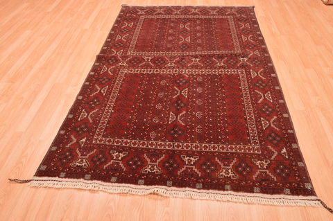 Khan Mohammadi Brown Hand Knotted 49 X 75 Area Rug 100-76513 Image 1