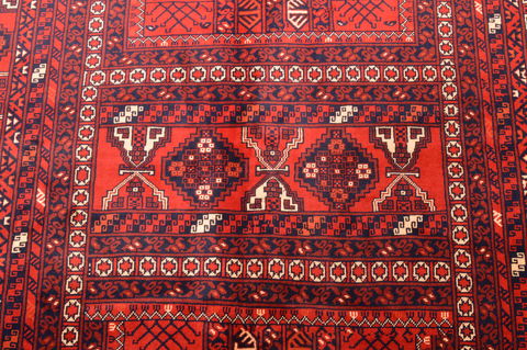 Khan Mohammadi Red Hand Knotted 56 X 810 Area Rug 100-76514 Image 8