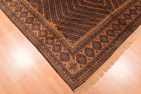 Khan Mohammadi Brown Hand Knotted 69 X 911 Area Rug 100-76515 Image 10