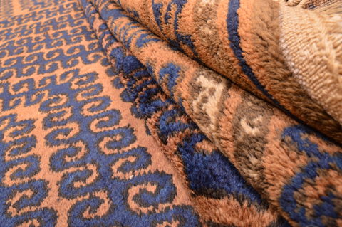 Khan Mohammadi Brown Hand Knotted 69 X 911 Area Rug 100-76515 Image 12