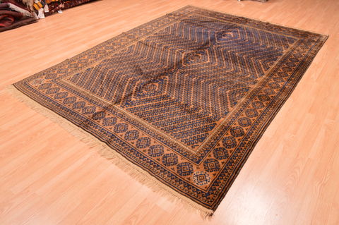 Khan Mohammadi Brown Hand Knotted 69 X 911 Area Rug 100-76515 Image 2