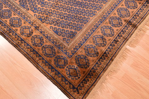 Khan Mohammadi Brown Hand Knotted 69 X 911 Area Rug 100-76515 Image 8