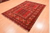 Khan Mohammadi Red Hand Knotted 58 X 82  Area Rug 100-76516 Thumb 12