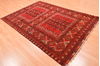 Khan Mohammadi Red Hand Knotted 58 X 82  Area Rug 100-76516 Thumb 13