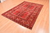 Khan Mohammadi Red Hand Knotted 58 X 82  Area Rug 100-76516 Thumb 1