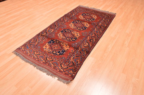 Baluch Red Runner Hand Knotted 33 X 68 Area Rug 100-76523 Image 10
