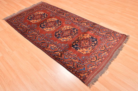 Baluch Red Runner Hand Knotted 33 X 68 Area Rug 100-76523 Image 11