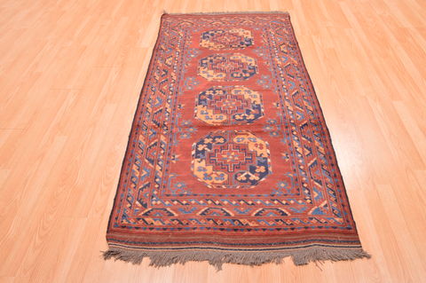 Baluch Red Runner Hand Knotted 33 X 68 Area Rug 100-76523 Image 12