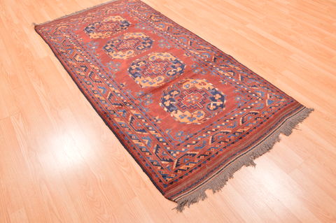 Baluch Red Runner Hand Knotted 33 X 68 Area Rug 100-76523 Image 13