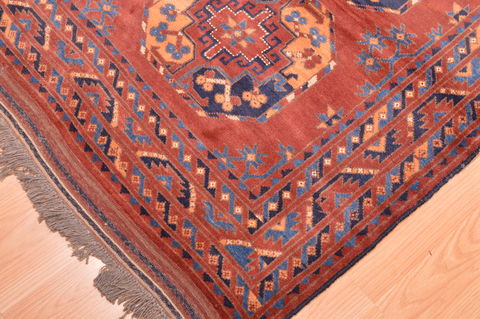 Baluch Red Runner Hand Knotted 33 X 68 Area Rug 100-76523 Image 3