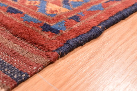 Baluch Red Runner Hand Knotted 33 X 68 Area Rug 100-76523 Image 4