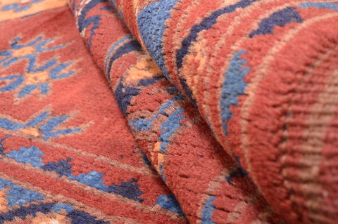 Baluch Red Runner Hand Knotted 33 X 68 Area Rug 100-76523 Image 5