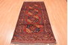 Baluch Red Runner Hand Knotted 33 X 68  Area Rug 100-76523 Thumb 9