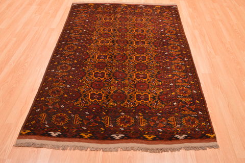 Baluch Red Hand Knotted 44 X 63 Area Rug 100-76524 Image 10
