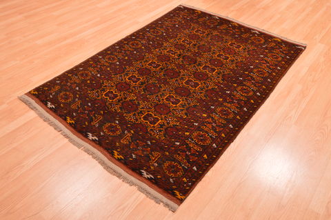 Baluch Red Hand Knotted 44 X 63 Area Rug 100-76524 Image 11