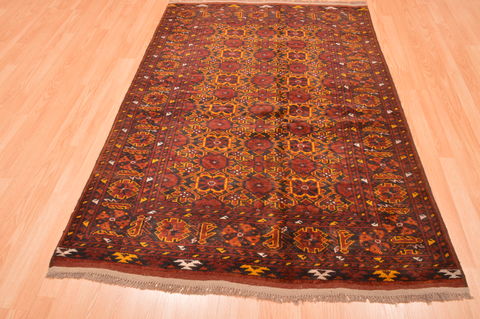 Baluch Red Hand Knotted 44 X 63 Area Rug 100-76524 Image 14