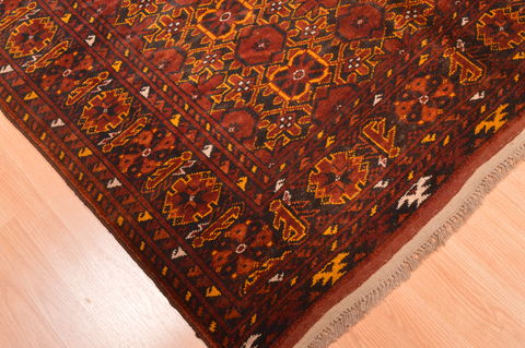 Baluch Red Hand Knotted 44 X 63 Area Rug 100-76524 Image 1