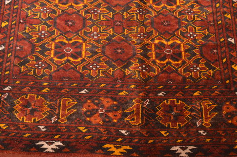 Baluch Red Hand Knotted 44 X 63 Area Rug 100-76524 Image 2
