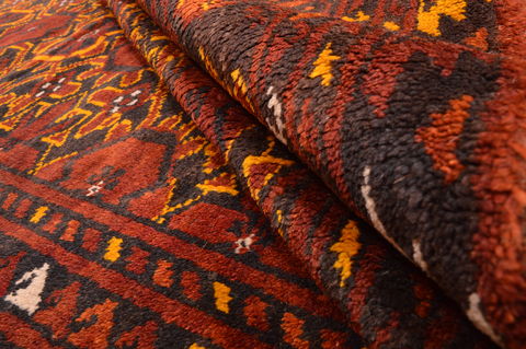Baluch Red Hand Knotted 44 X 63 Area Rug 100-76524 Image 6