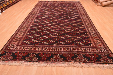 Khan Mohammadi Brown Hand Knotted 74 X 137 Area Rug 100-76526 Image 12