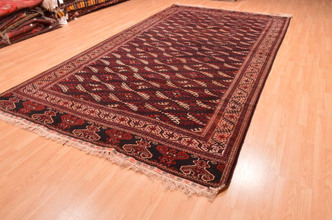 Khan Mohammadi Brown Hand Knotted 74 X 137 Area Rug 100-76526 Image 13