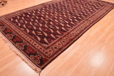 Khan Mohammadi Brown Hand Knotted 74 X 137 Area Rug 100-76526 Image 1