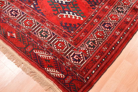 Khan Mohammadi Red Hand Knotted 710 X 1111 Area Rug 100-76528 Image 7