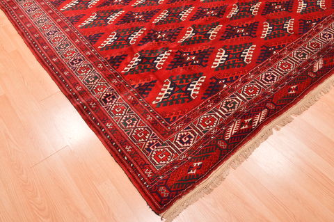 Khan Mohammadi Red Hand Knotted 710 X 1111 Area Rug 100-76528 Image 9