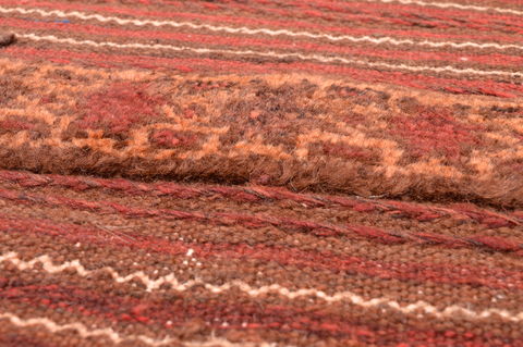 Kilim Brown Hand Knotted 38 X 47 Area Rug 100-76529 Image 6