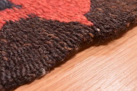 Kilim Red Runner Hand Knotted 49 X 106 Area Rug 100-76533 Image 8