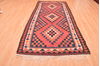 Kilim Red Runner Hand Knotted 49 X 106 Area Rug 100-76533 Thumb 5