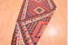 Kilim Red Runner Hand Knotted 49 X 106  Area Rug 100-76533 Thumb 7