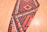 Kilim Red Runner Hand Knotted 49 X 106 Area Rug 100-76533 Thumb 7