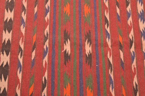 Kilim Brown Runner Hand Knotted 411 X 96 Area Rug 100-76534 Image 6