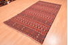 Kilim Brown Runner Hand Knotted 411 X 96  Area Rug 100-76534 Thumb 2