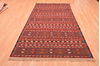 Kilim Brown Runner Hand Knotted 411 X 96  Area Rug 100-76534 Thumb 3