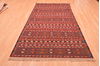 Kilim Brown Runner Hand Knotted 411 X 96 Area Rug 100-76534 Thumb 3