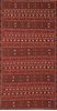 Kilim Brown Runner Hand Knotted 411 X 96 Area Rug 100-76534 Thumb 0