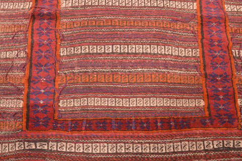 Kilim Red Hand Knotted 42 X 411 Area Rug 100-76538 Image 7
