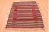 Kilim Red Hand Knotted 42 X 411  Area Rug 100-76538 Thumb 1