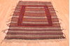 Kilim Red Hand Knotted 42 X 411  Area Rug 100-76538 Thumb 4