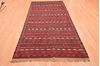 Kilim Red Runner Hand Knotted 46 X 911  Area Rug 100-76540 Thumb 3