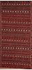 Kilim Red Runner Hand Knotted 46 X 911  Area Rug 100-76540 Thumb 0