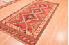 Kilim Orange Runner Hand Knotted 49 X 96  Area Rug 100-76541 Thumb 2